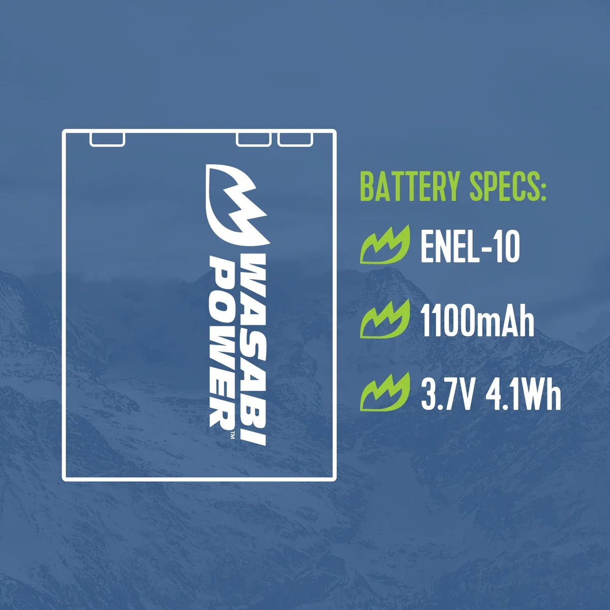 Wasabi Power Battery for Olympus LI-40B, LI-42B