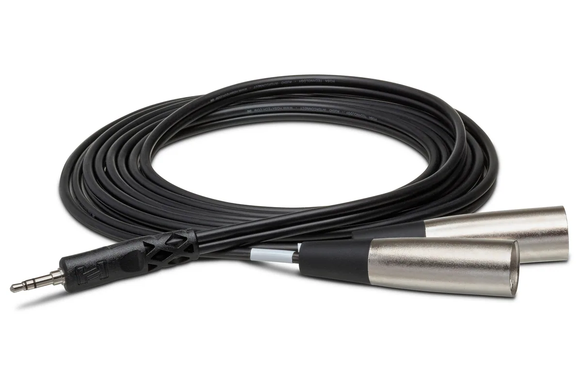 Hosa CYX-403M 3.5mm to XLR Y-Cable 3m