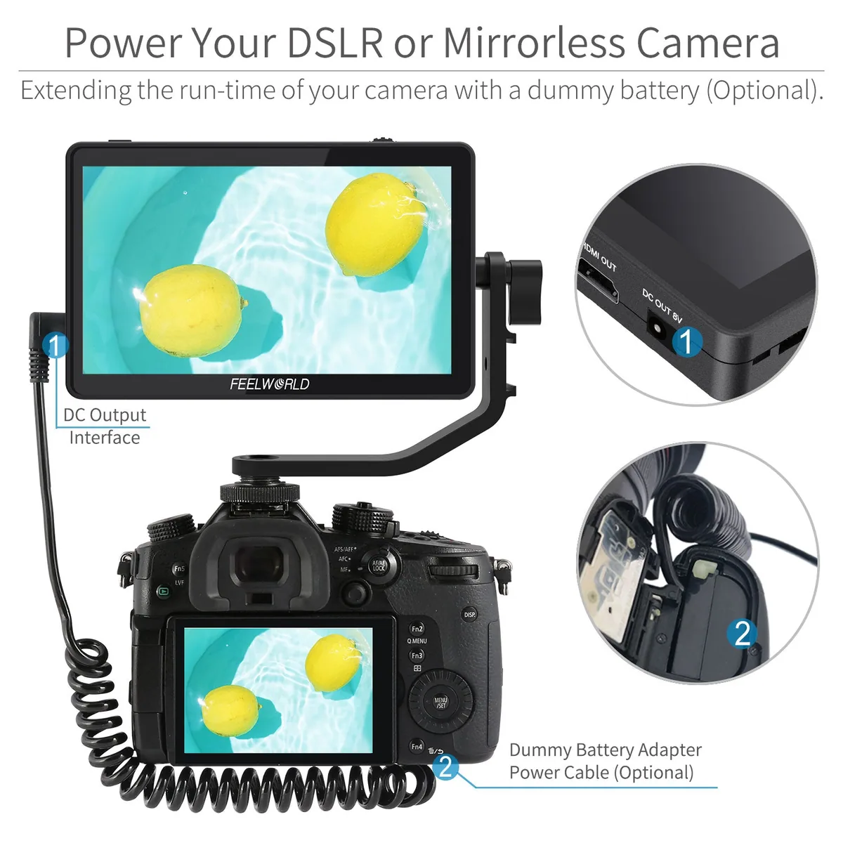 Feelworld F6 Plus 5.5″ On-Camera Monitor