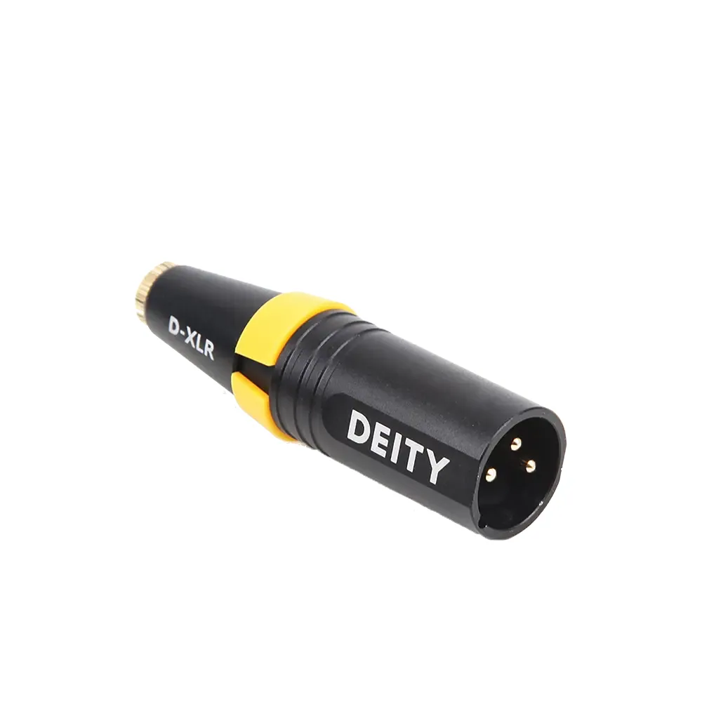Deity D-XLR 3.5mm TRS/TRRS to 3-pin XLR