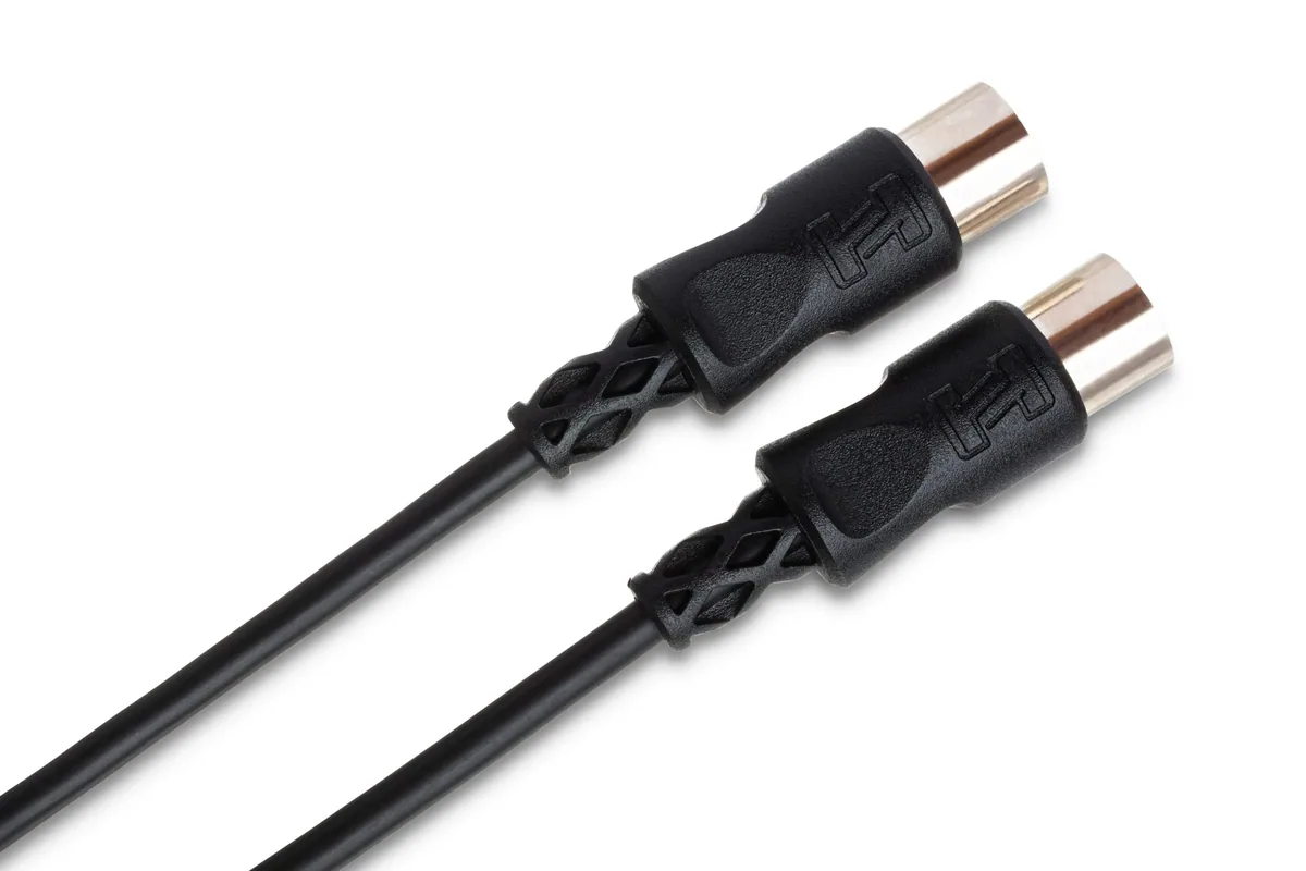 Hosa MID-301BK MIDI Cable 1ft (black)