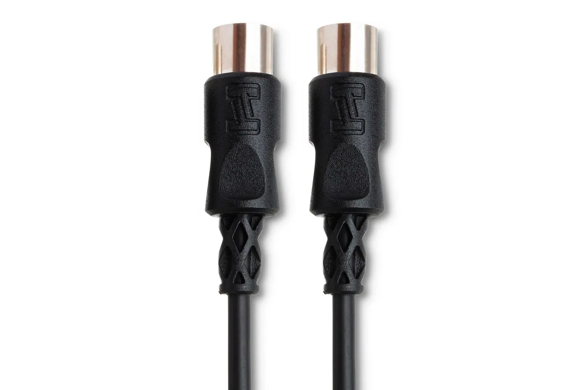 Hosa MID-301BK MIDI Cable 1ft (black)