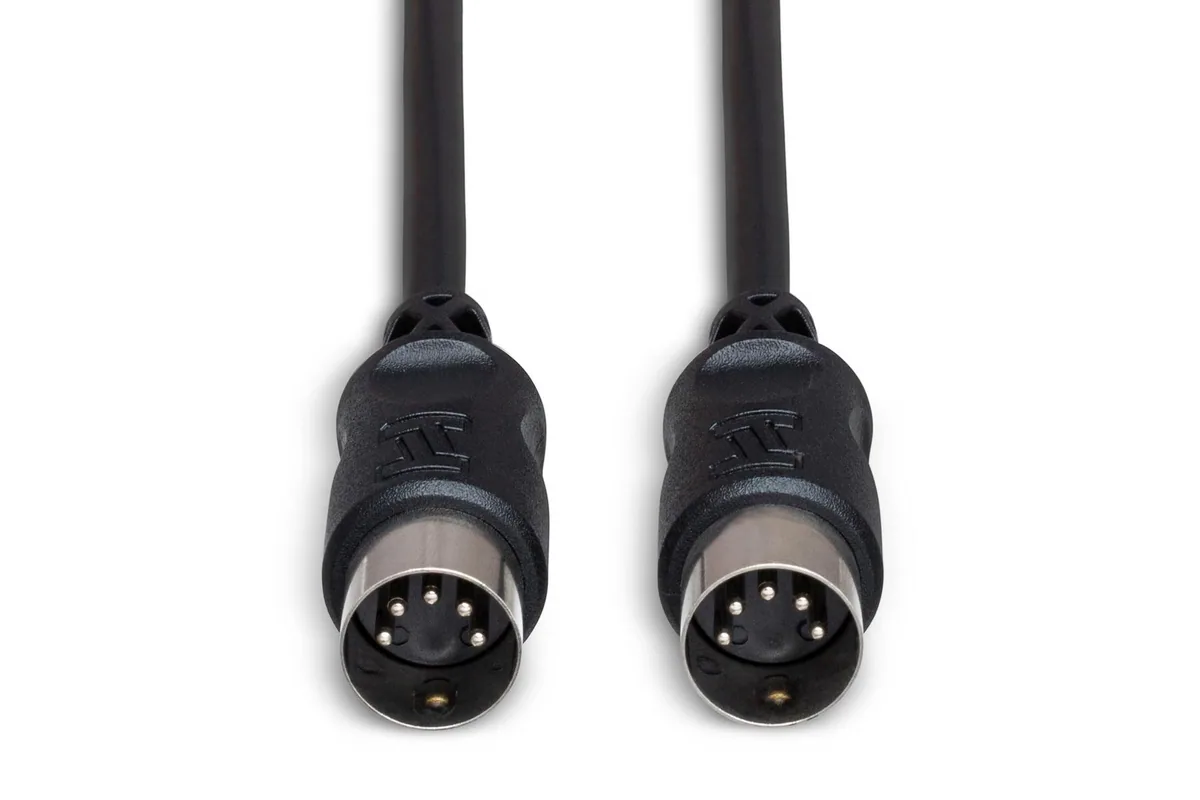 Hosa MID-301BK MIDI Cable 1ft (black)