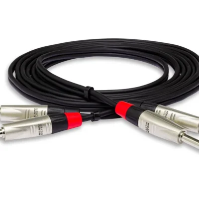 Hosa HPP-005X2 Pro 1/4” Cable 5ft (Dual)