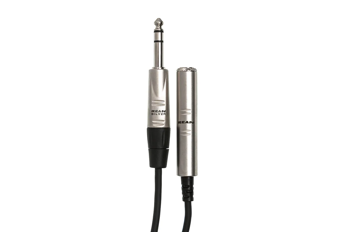 Hosa 6.5mm TRS Female to 6.5mm TRS Male Pro Headphone Extension Cable (1.5m)