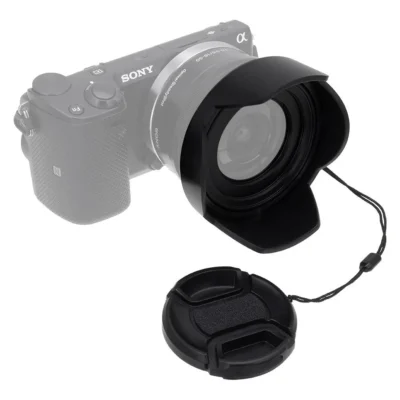 FotodioX Reversible Lens Hood Kit for Sony E PZ 16-50mm F3.5-5.6 OSS E-Mount Power Zoom Lens