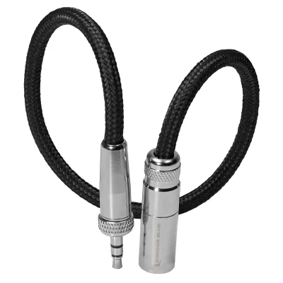 Kondor Blue Mini-XLR Male to Locking 3.5mm Stereo Cable for BMPCC 6K and 4K (Black)