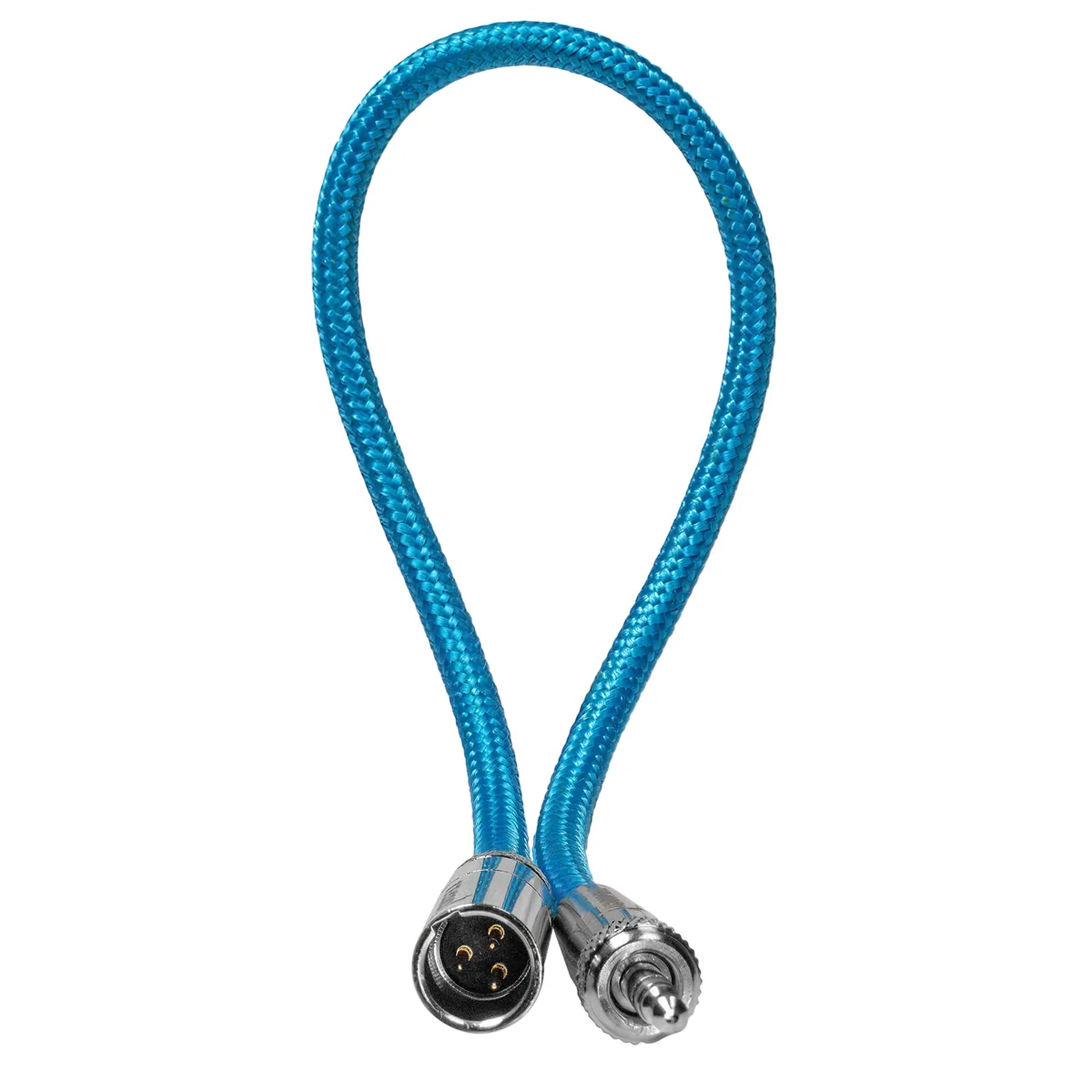 Kondor Blue Mini-XLR Male to Locking 3.5mm Stereo Cable for BMPCC 6K and 4K (Black)