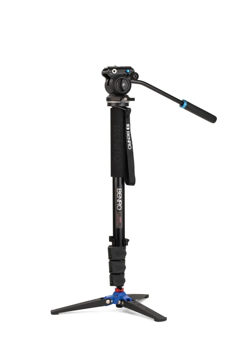 Benro Classic Video Monopod with S2 Pro Flat Base Fluid Video Head