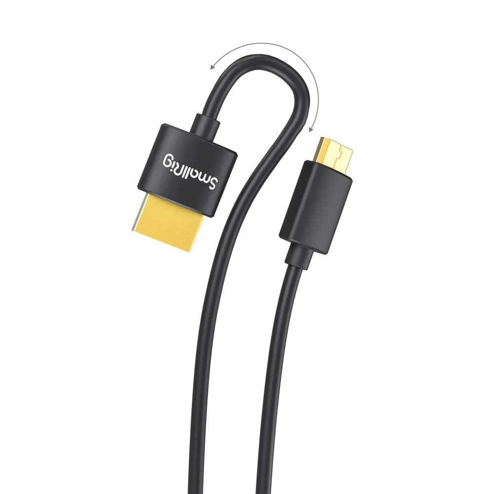 SmallRig Mini-HDMI to HDMI Cable (C to A, 55cm)