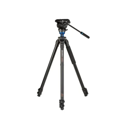 Benro A2573F Aluminum Single Tube Tripod with S4Pro Fluid Video Head