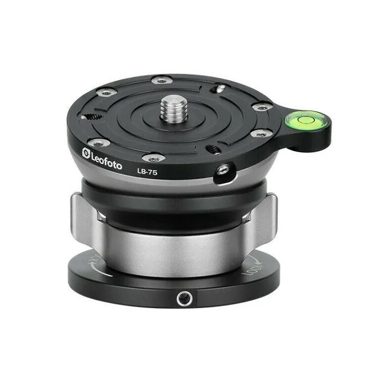 Leofoto LB-75 Levelling Base with Butterfly Handle with 75mm Plate
