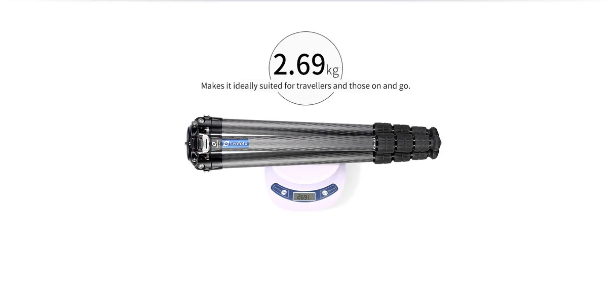 Leofoto LM-404CL Summit Series Carbon Fibre Tripod