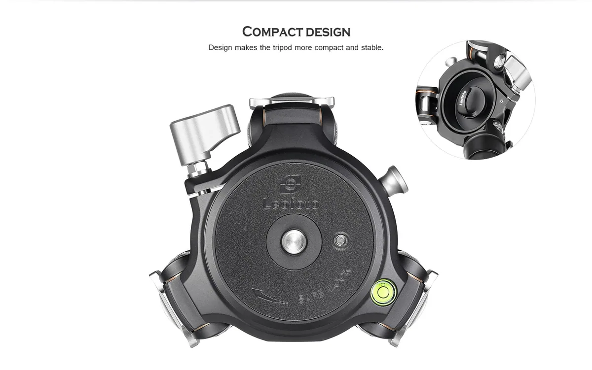 Leofoto LM-404CL Summit Series Carbon Fibre Tripod