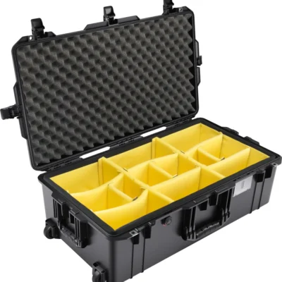 Pelican 1615AirWD Wheeled Hard Case with Divider Insert (Black)