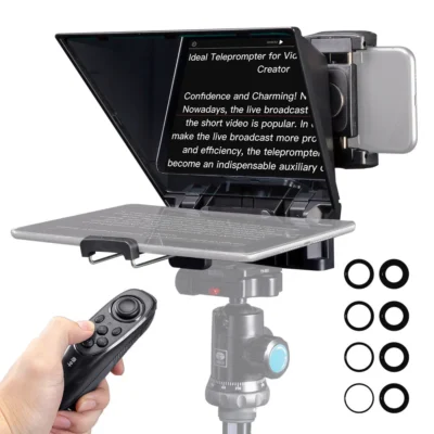 FeelWorld TP2A Portable Teleprompter for Smartphone/Tablet (DSLR/Smartphone Video Version)
