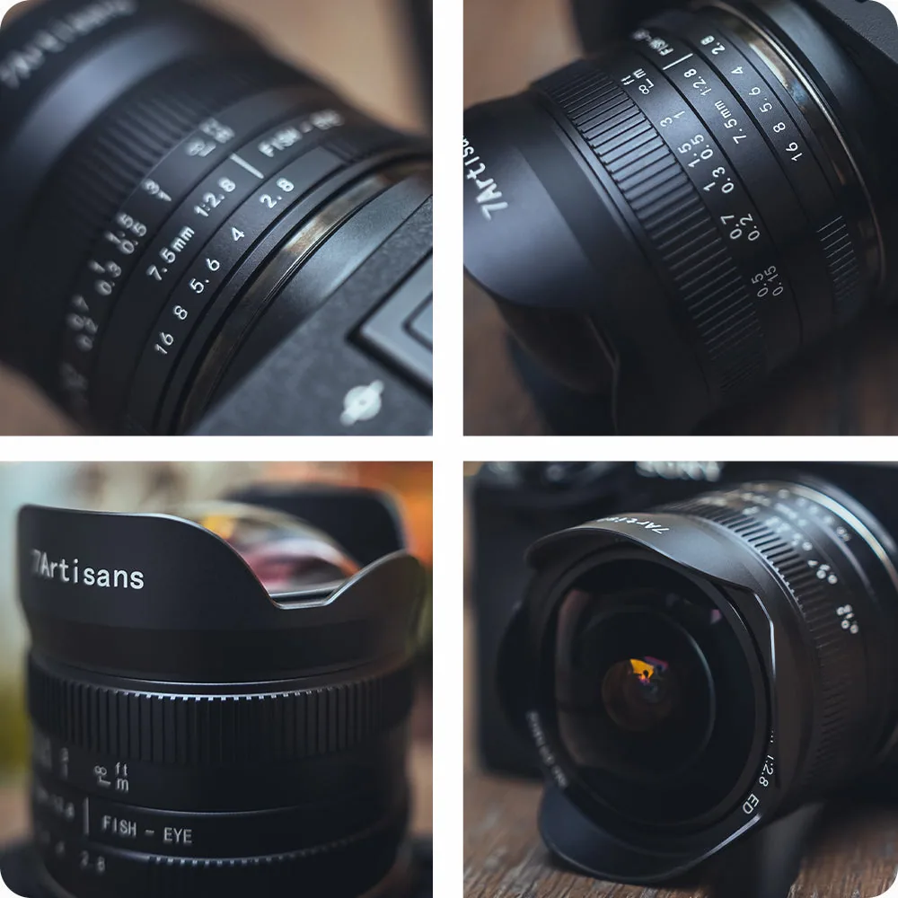 7Artisans 7.5mm f/2.8 II Fisheye Lens for Micro Four Thirds