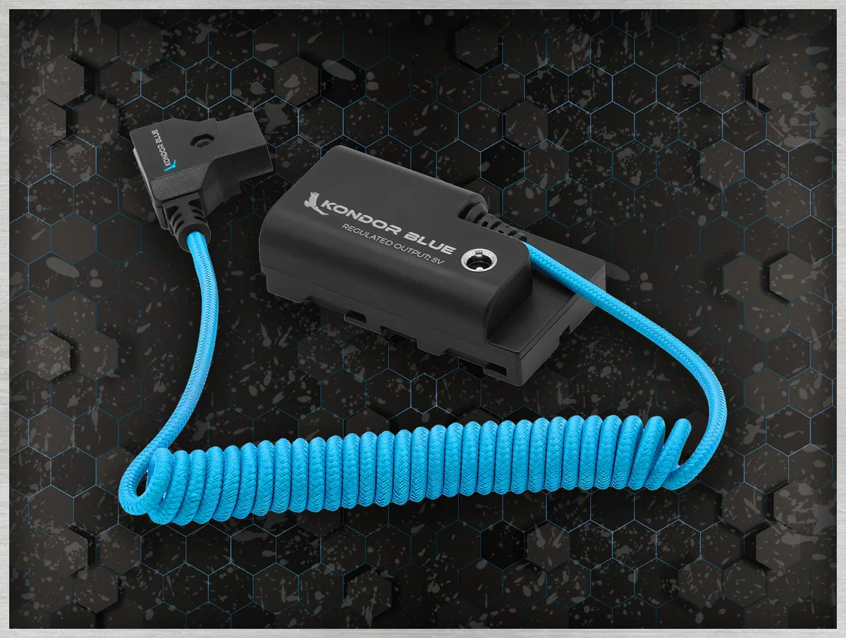 Kondor Blue D-Tap to Sony L Series Dummy Battery NPF Cable