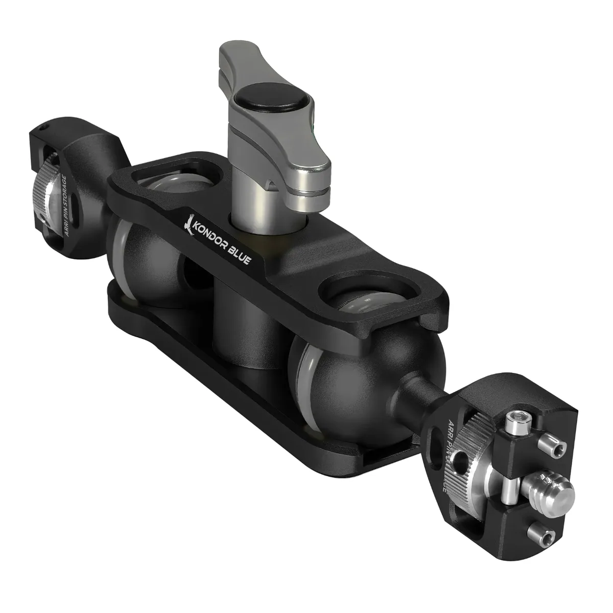 Kondor Blue 5.5″ Cine Magic Arm with Double Ball Heads (1/4″-20, Space Gray)