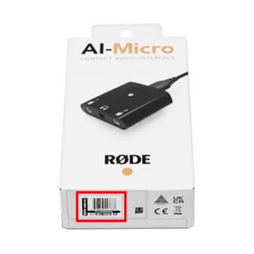 Rode AI-Micro Ultra-Compact Dual-Channel Audio Interface