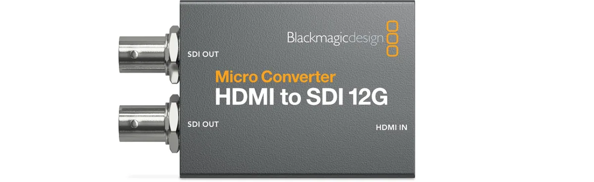 Blackmagic Micro Converter HDMI to SDI 12G with Power Supply