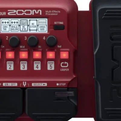 Zoom B1X Four Bass Multi-Effects Pedal with Expression Pedal