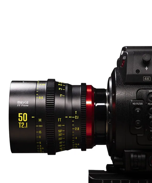 Meike 50mm T2.1 Full-Frame Prime Cine Lens (E-Mount)