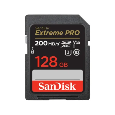 SanDisk Extreme PRO UHS-I SDXC Memory Card (128GB)