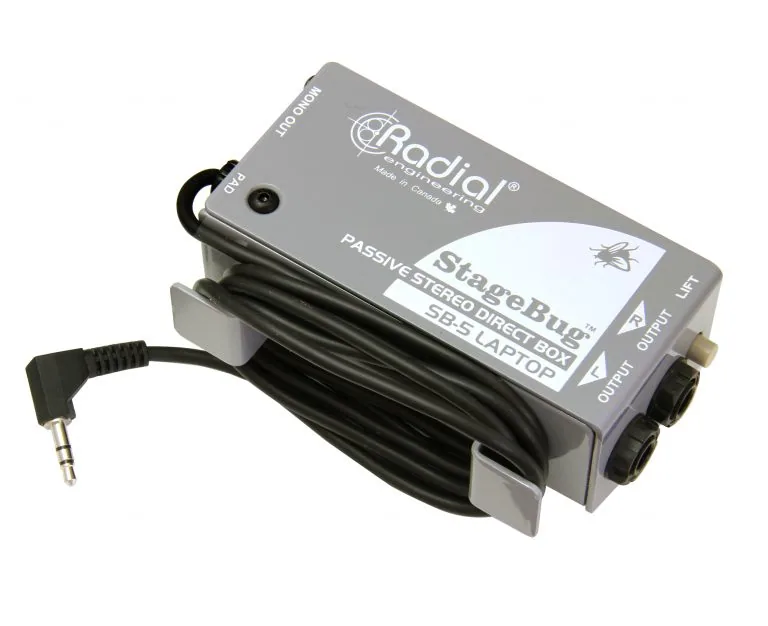 Radial Engineering StageBug SB-5 Stereo Laptop DI