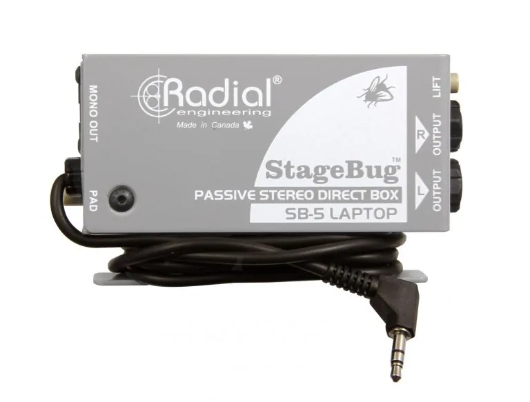 Radial Engineering StageBug SB-5 Stereo Laptop DI