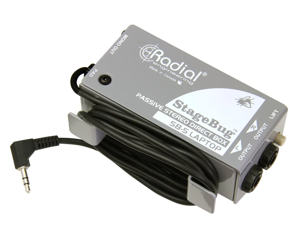 Radial Engineering StageBug SB-5 Stereo Laptop DI