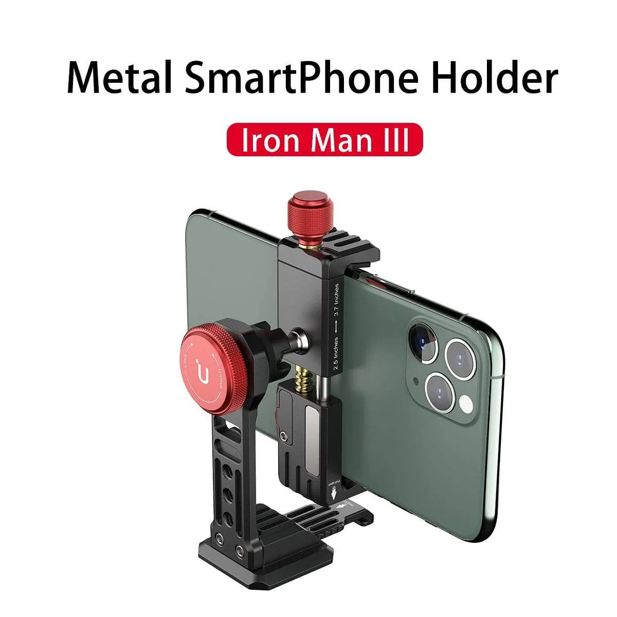 Ulanzi ST-14 Iron Man III 360 Degree Tripod Smartphone Mount
