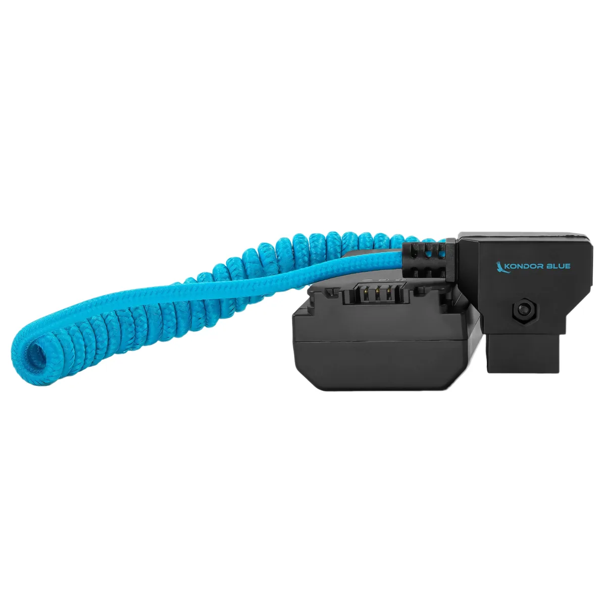 Kondor Blue D-Tap to NP-FZ100 Dummy Battery Cable for Sony a7S III/A7IV (Black)