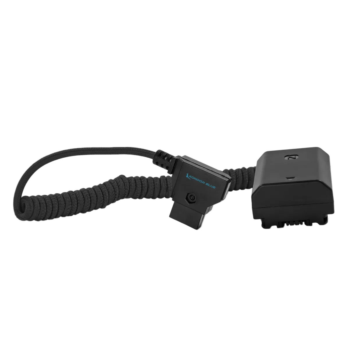Kondor Blue D-Tap to NP-FZ100 Dummy Battery Cable for Sony a7S III/A7IV (Black)