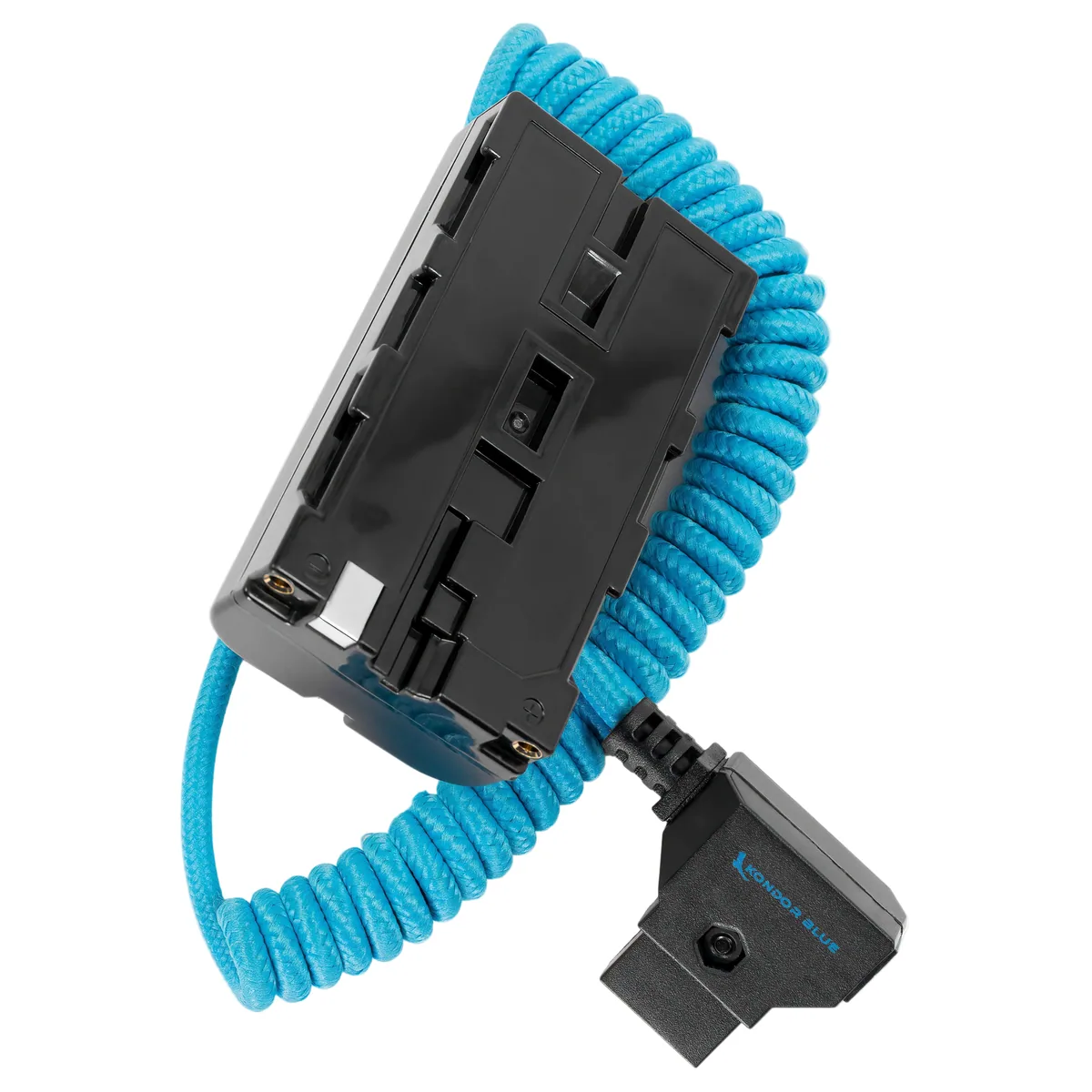 Kondor Blue D-Tap To Sony L Series Dummy Battery NPF Cable (Black)