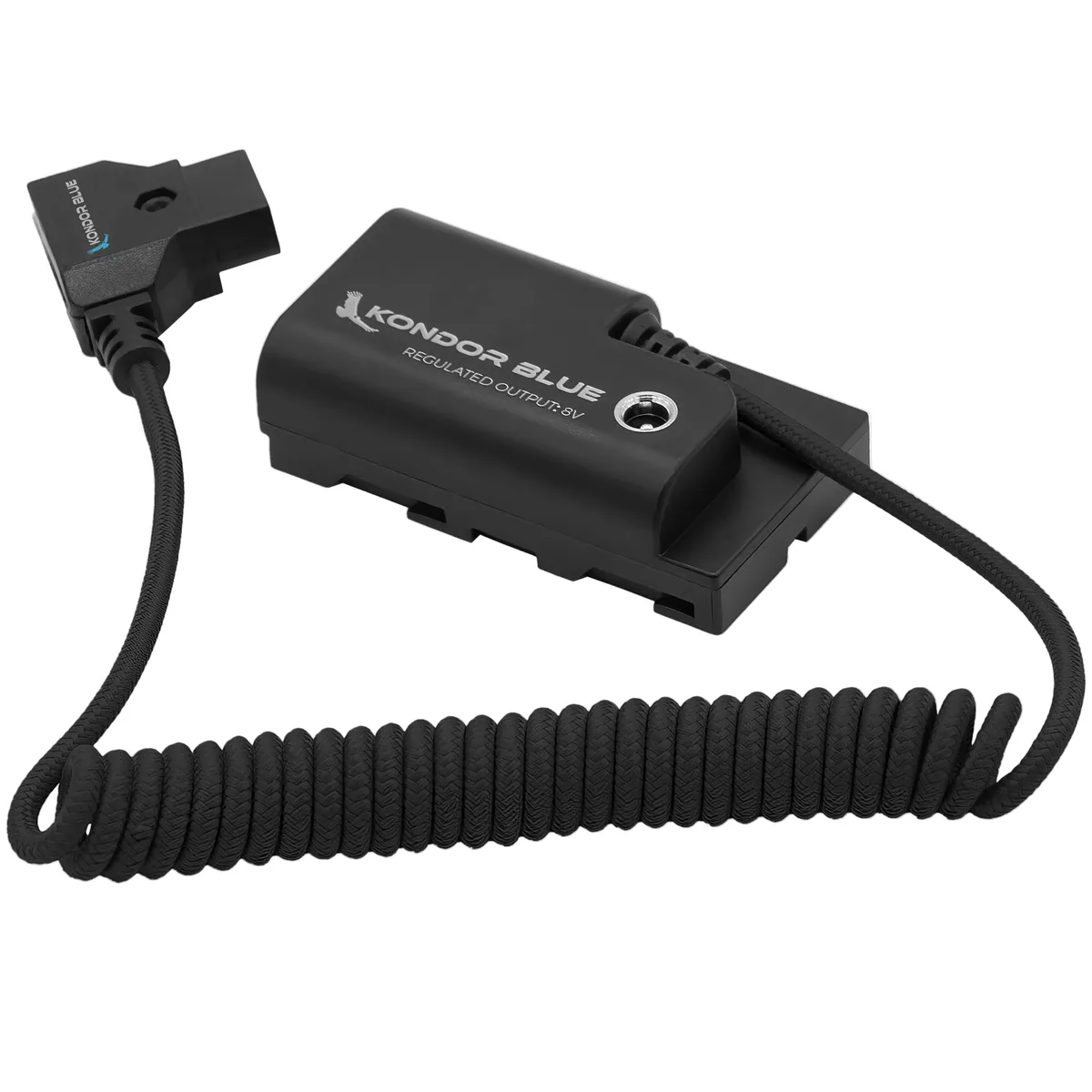 Kondor Blue D-Tap To Sony L Series Dummy Battery NPF Cable (Black)