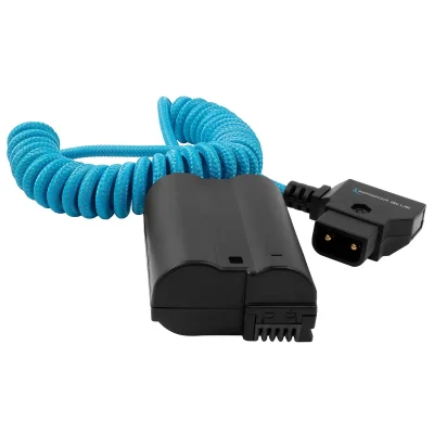 Kondor Blue D-Tap to Nikon EN-EL15 Coiled Dummy Battery Cable