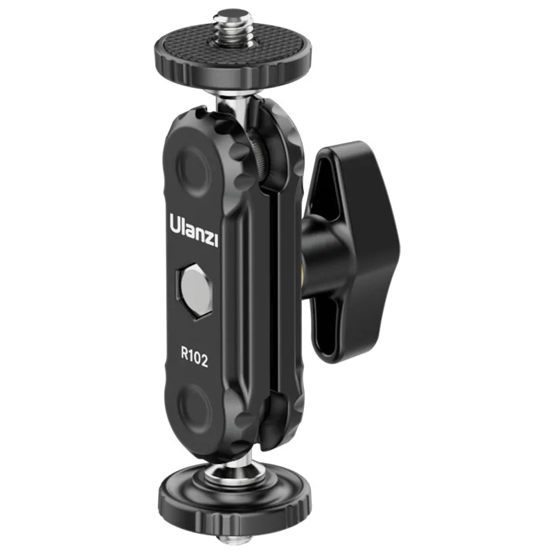 Ulanzi R102 Dual Ball Head Magic Arm with 1/4″ Mounts