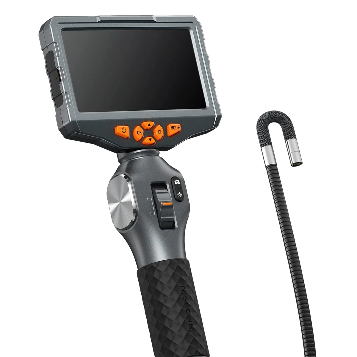 Teslong TD500 Single Lens Endoscope with 5″ HD Screen (8.5mm Diameter, 1.55m Probe)