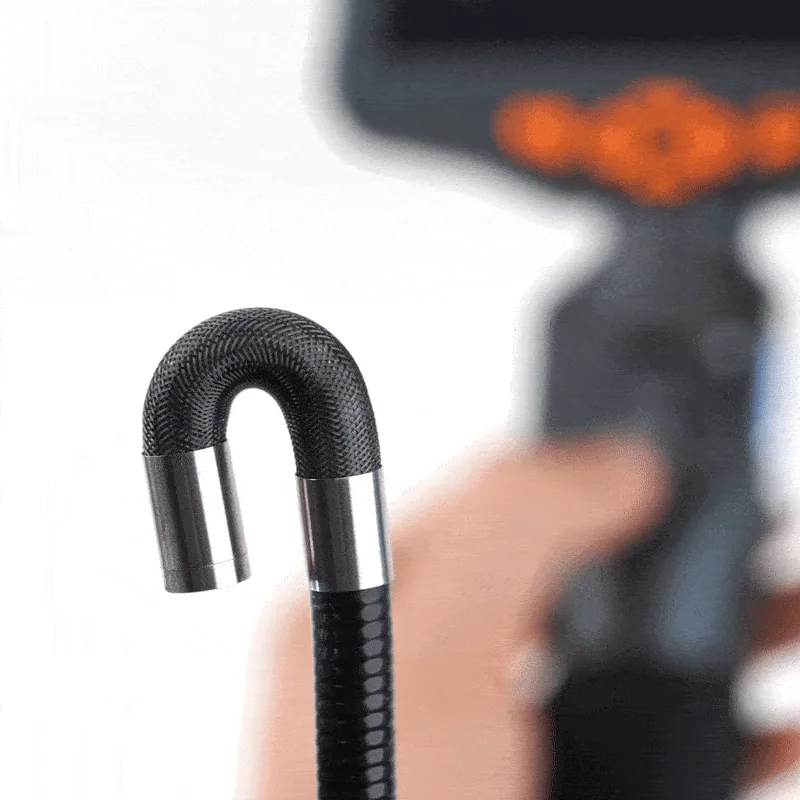 Teslong TD500 Single Lens Endoscope with 5″ HD Screen (8.5mm Diameter, 1.55m Probe)