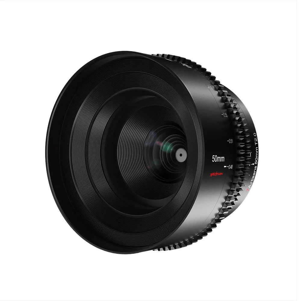 7Artisans 50mm T2.0 Spectrum Prime Cine Lens (L Mount)