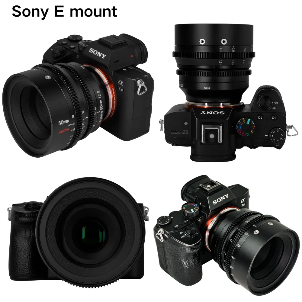 7Artisans 50mm T2.0 Spectrum Prime Cine Lens (L Mount)