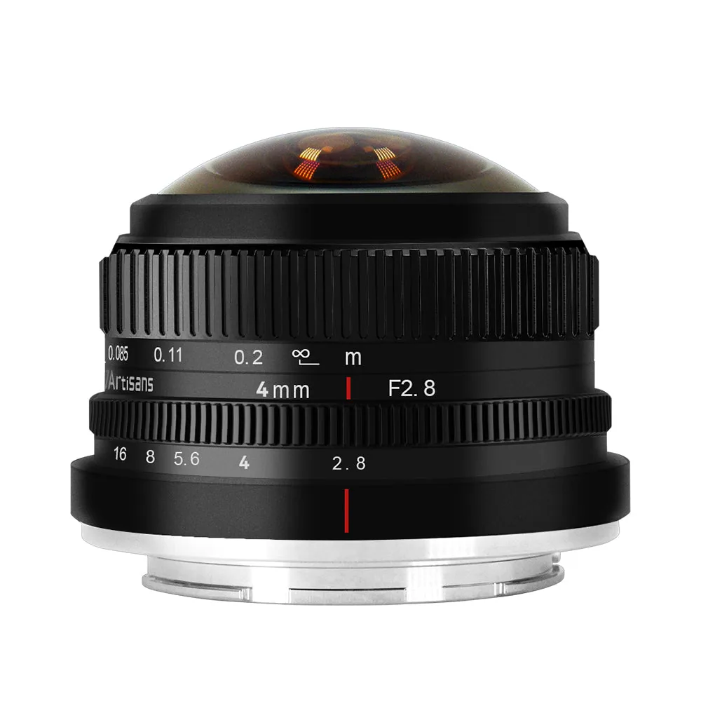 7Artisans 4mm f/2.8 APS-C Lens (X-Mount)