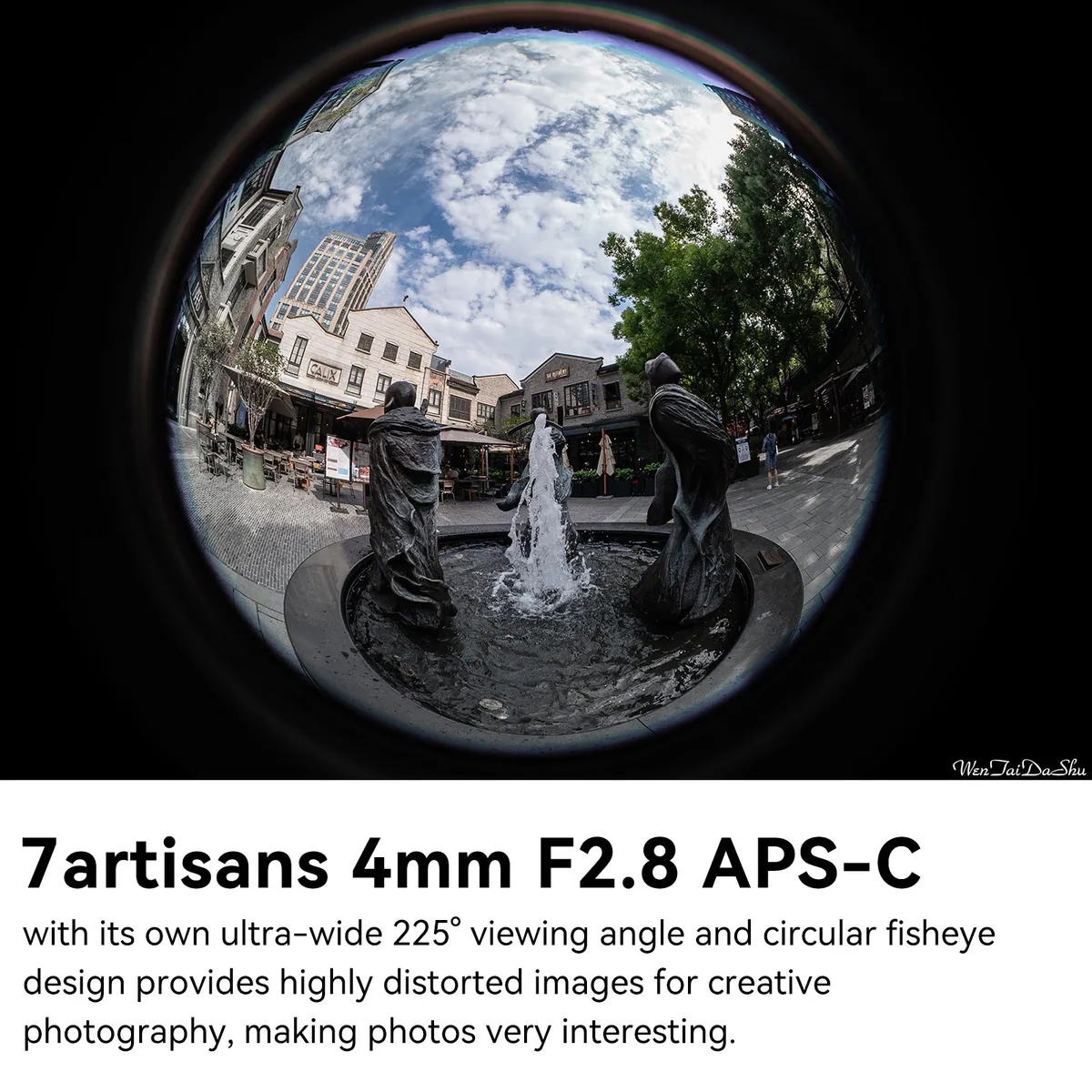 7Artisans 4mm f/2.8 APS-C Lens (X-Mount)