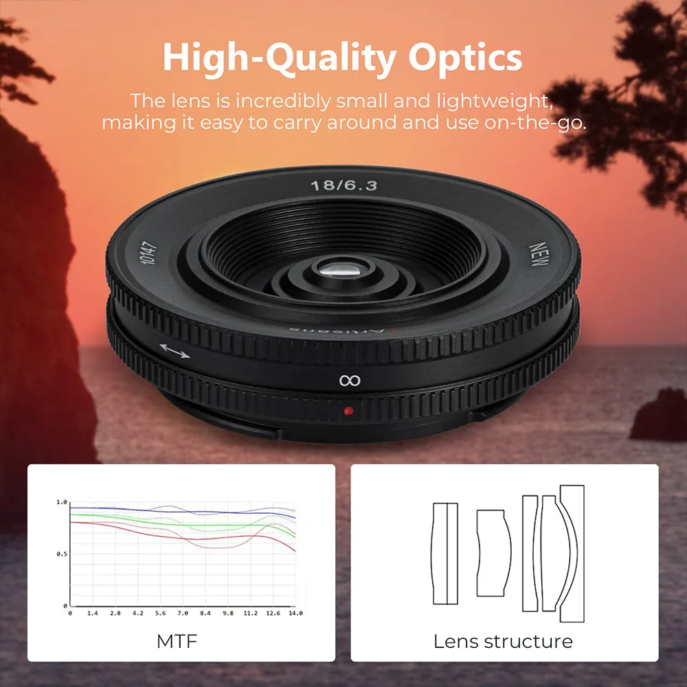 7Artisans 18mm f/6.3 Mark II APS-C Lens (M43-Mount)